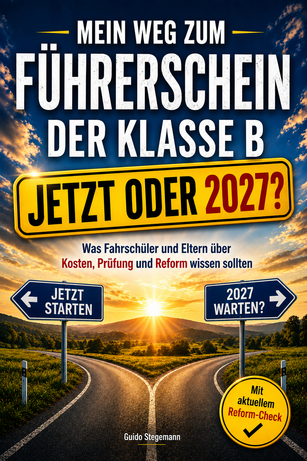 Buchcover Mein Weg zum Führerschein der Klasse B